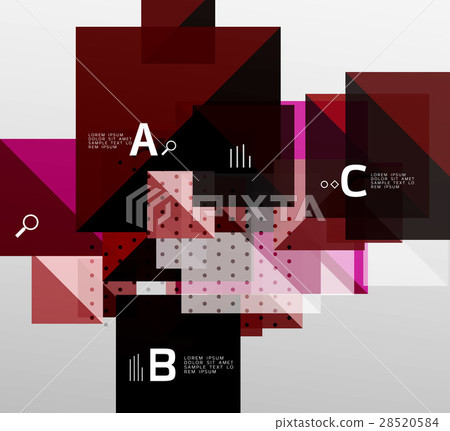 Square infographic banner. Square infographic banner. 28520584