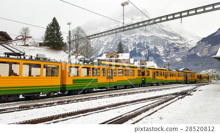 Scenic railway  in Switzerland. 28520812