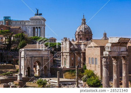 Roman forum ruins in Rome Italy 28521340