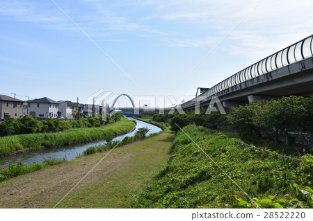 茅崎海岸收費站和Koide河 茅崎海岸收費站和Koide河 28522220