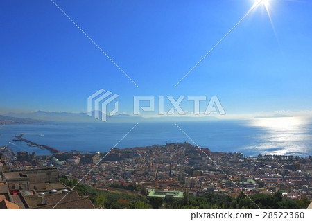 View of Naples, Italy from Castel Sant'Elmo [Gulf of Naples and Naples] 28522360