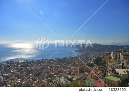 View of Naples, Italy from Castel Sant'Elmo [Gulf of Naples and Naples] 28522363