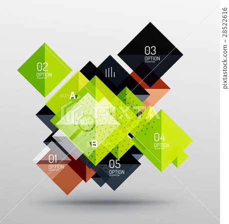 Vector square abstract background 28522616