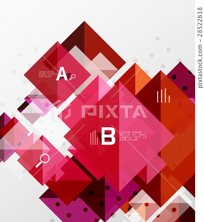 Vector square abstract background 28522618