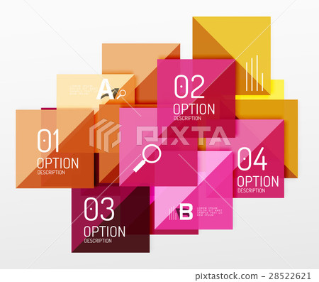 Vector square abstract background 28522621