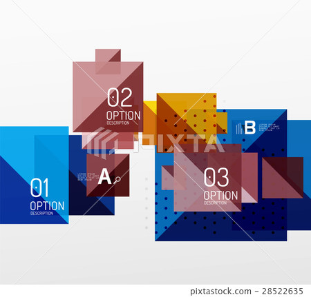 Vector square abstract background - Stock Illustration [28522635] - PIXTA