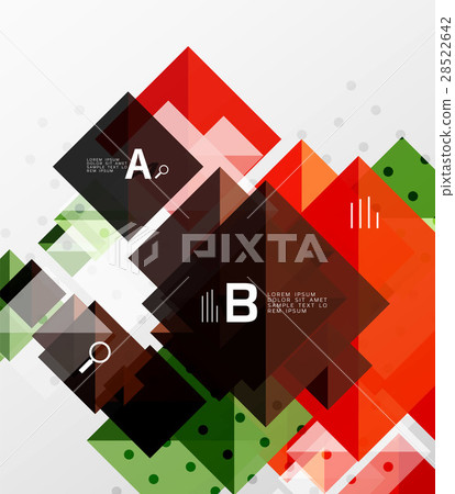Vector square abstract background 28522642