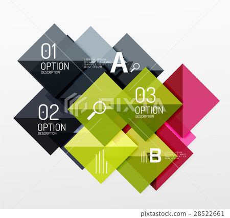 Vector square abstract background 28522661