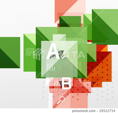 Vector square abstract background 28522714