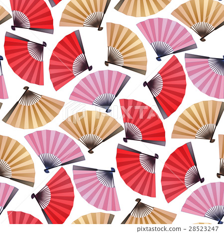 Pattern of fans Pattern of fans 28523247
