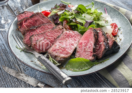 Wagyu Point Steak with Italian Salad 28523917
