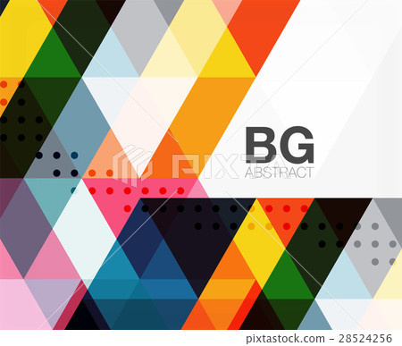 Vector abstract colorful triangle repetition Vector abstract colorful triangle repetition 28524256