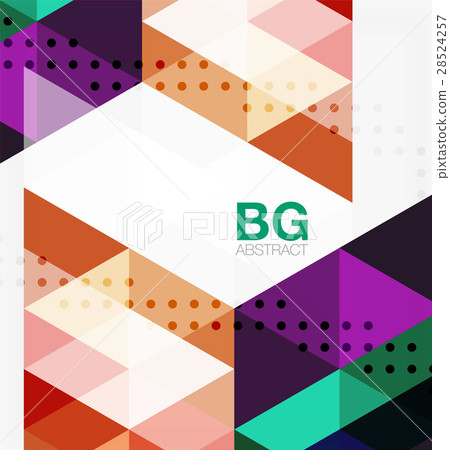 Vector abstract colorful triangle repetition 28524257
