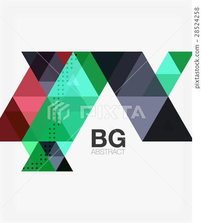 Vector abstract colorful triangle repetition Vector abstract colorful triangle repetition 28524258