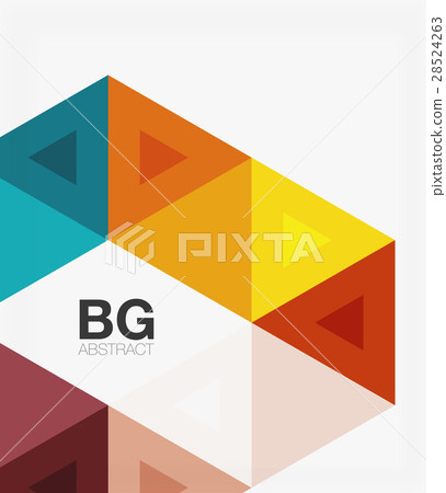 Vector abstract colorful triangle repetition Vector abstract colorful triangle repetition 28524263