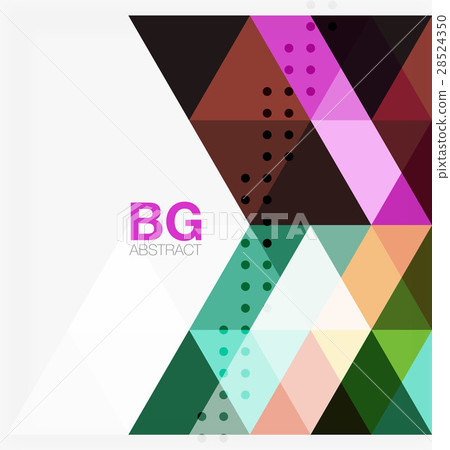 Vector abstract colorful triangle repetition Vector abstract colorful triangle repetition 28524350