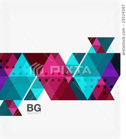 Vector abstract colorful triangle repetition Vector abstract colorful triangle repetition 28524397