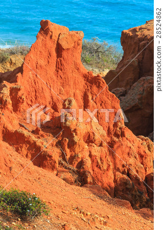 Summer Atlantic coast view (Albufeira, Portugal). Summer Atlantic coast view (Albufeira, Portugal). 28524862