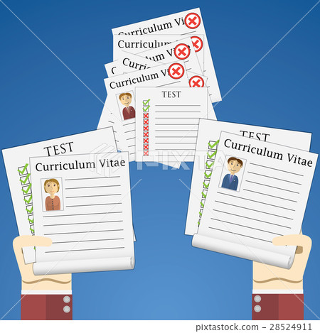 Flat vector illustration concept for interview Flat vector illustration concept for interview 28524911