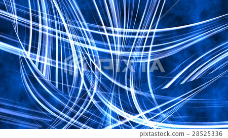 Abstract blue wavy background with energy lines 28525336