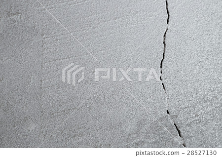 Crack in cement floor from shrinkage of house Crack in cement floor from shrinkage of house 28527130