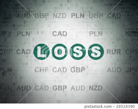 Business concept: Loss on Digital Data Paper Business concept: Loss on Digital Data Paper 28528390