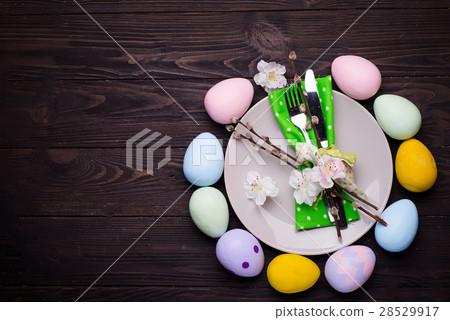 Easter table setting 28529917