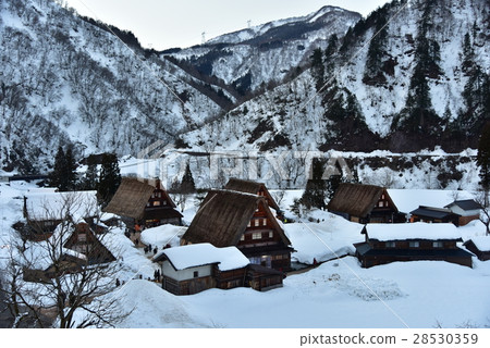 Toyama prefecture · Winter Gokayama Suganuma colony settlement village 28530359
