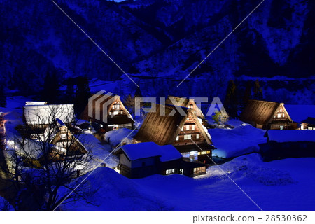 Toyama prefecture · Winter Gokayama Suganuma colony settlement village 28530362