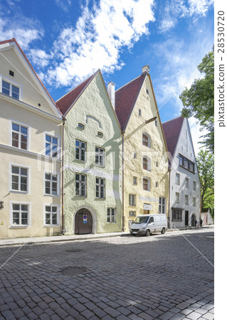 Tallinn Historical District Three Sisters Shot taken in August 2016 28530720