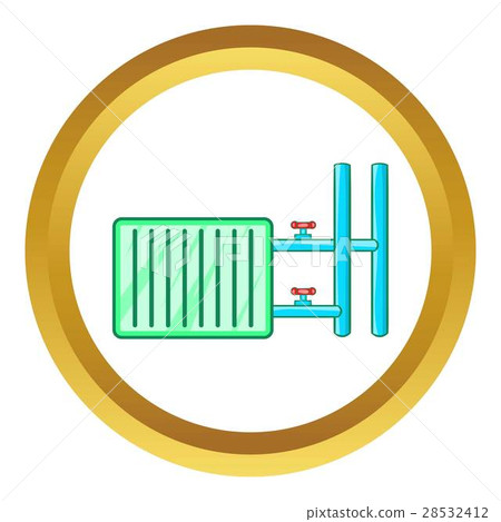 Radiator vector icon Radiator vector icon 28532412