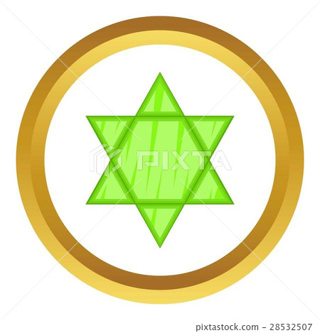 Star of David vector icon Star of David vector icon 28532507