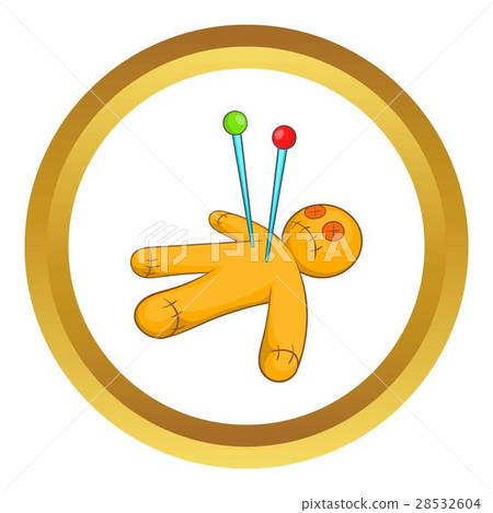 Voodoo doll vector icon Voodoo doll vector icon 28532604