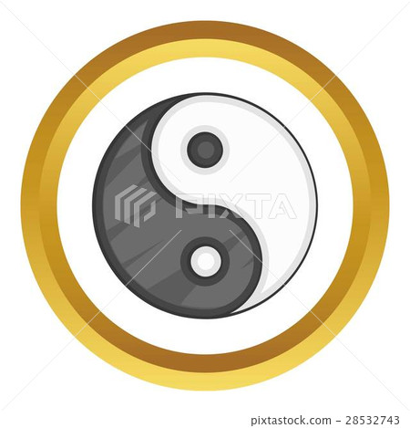 Ying yang vector icon Ying yang vector icon 28532743