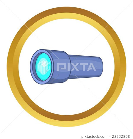 Monocular vector icon 28532898