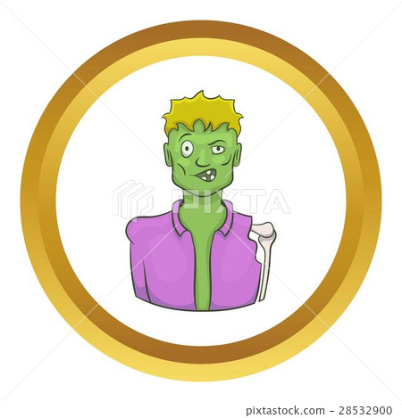 Halloween zombie vector icon Halloween zombie vector icon 28532900