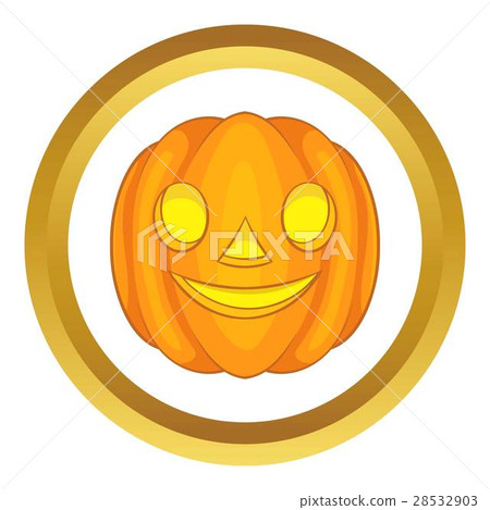 Halloween pumpkin vector icon Halloween pumpkin vector icon 28532903