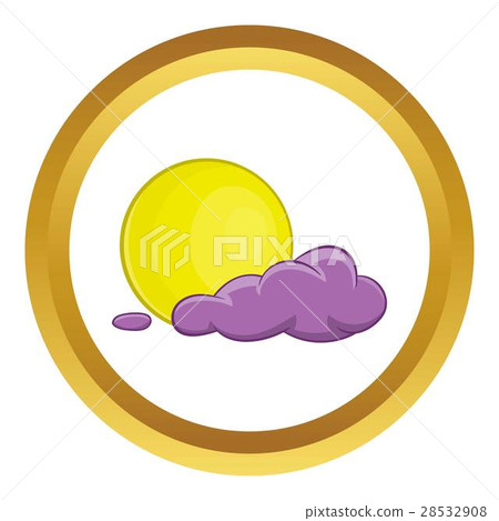 Halloween full moon vector icon Halloween full moon vector icon 28532908