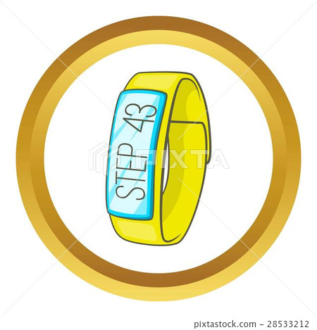 Pedometer vector icon Pedometer vector icon 28533212