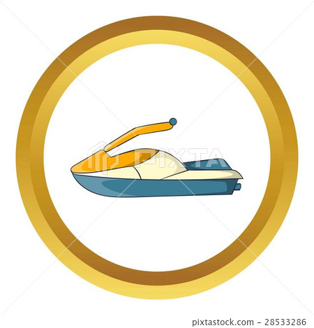 Jet ski vector icon 28533286