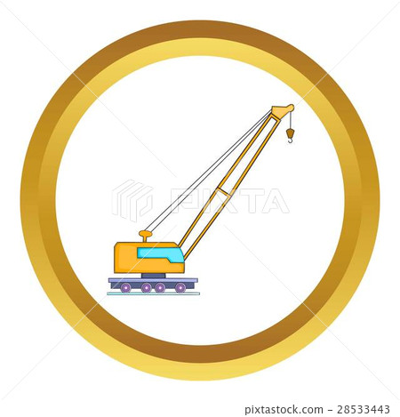 High crane vector icon 28533443