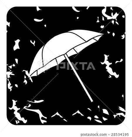 Umbrella icon, grunge style - Stock Illustration [28534195] - PIXTA