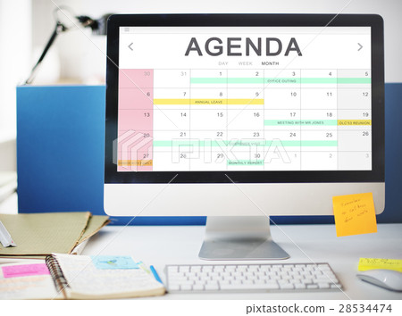 Calendar Agenda Event Meeting Reminder Schedule Graphic Concept Calendar Agenda Event Meeting Reminder Schedule Graphic Concept 28534474