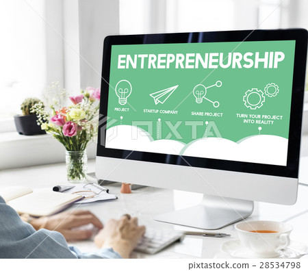 Crowdfunding Startup Business Crowdsourcing Cooperation Graphic Concept 28534798