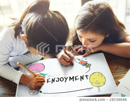 Children Imagination Learning Icon Concept 28536686