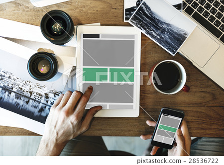 Web Design Template Copy Space Concept Web Design Template Copy Space Concept 28536722