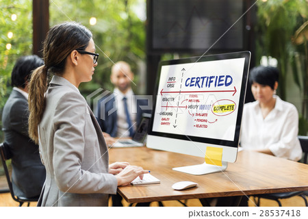 Affirmed Authorized Certified Guaranteed Concept Affirmed Authorized Certified Guaranteed Concept 28537418