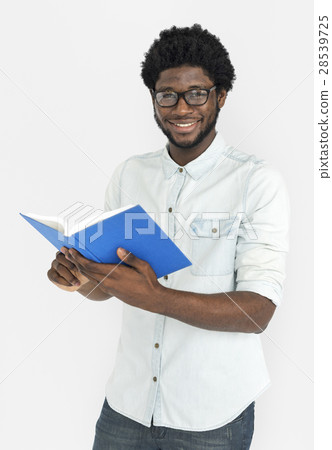 African Descent Holding Book Concept African Descent Holding Book Concept 28539725