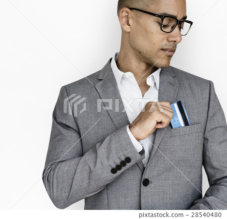 Business Man Credit Card Business Man Credit Card 28540480