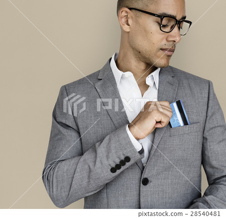 Business Man Credit Card Business Man Credit Card 28540481